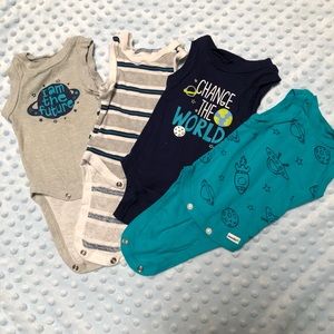 4 piece Gerber tank onesies